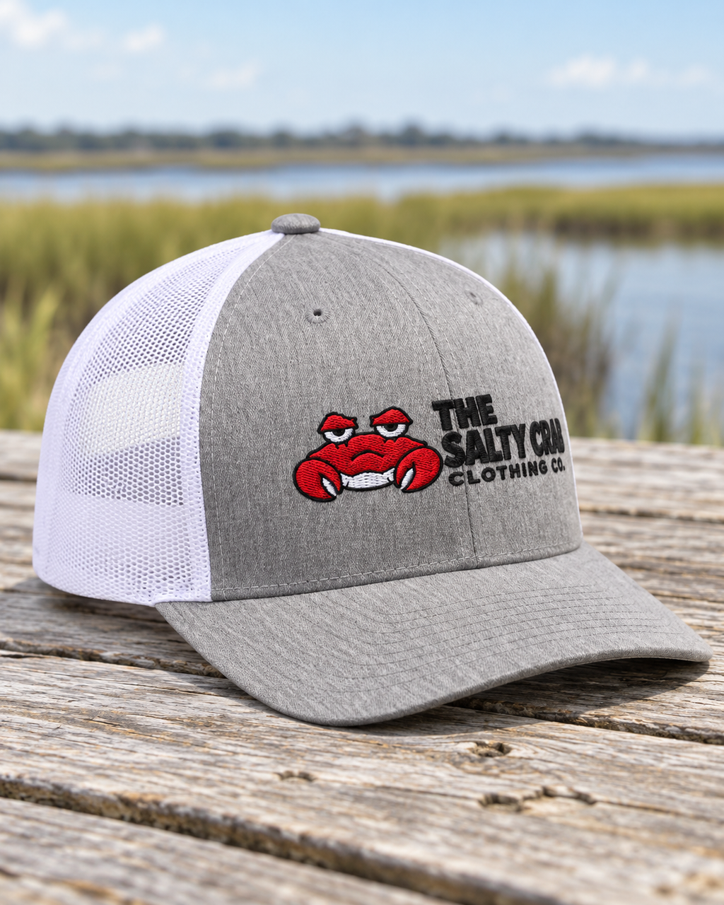 The Salty Crab Signature Logo Trucker Hat